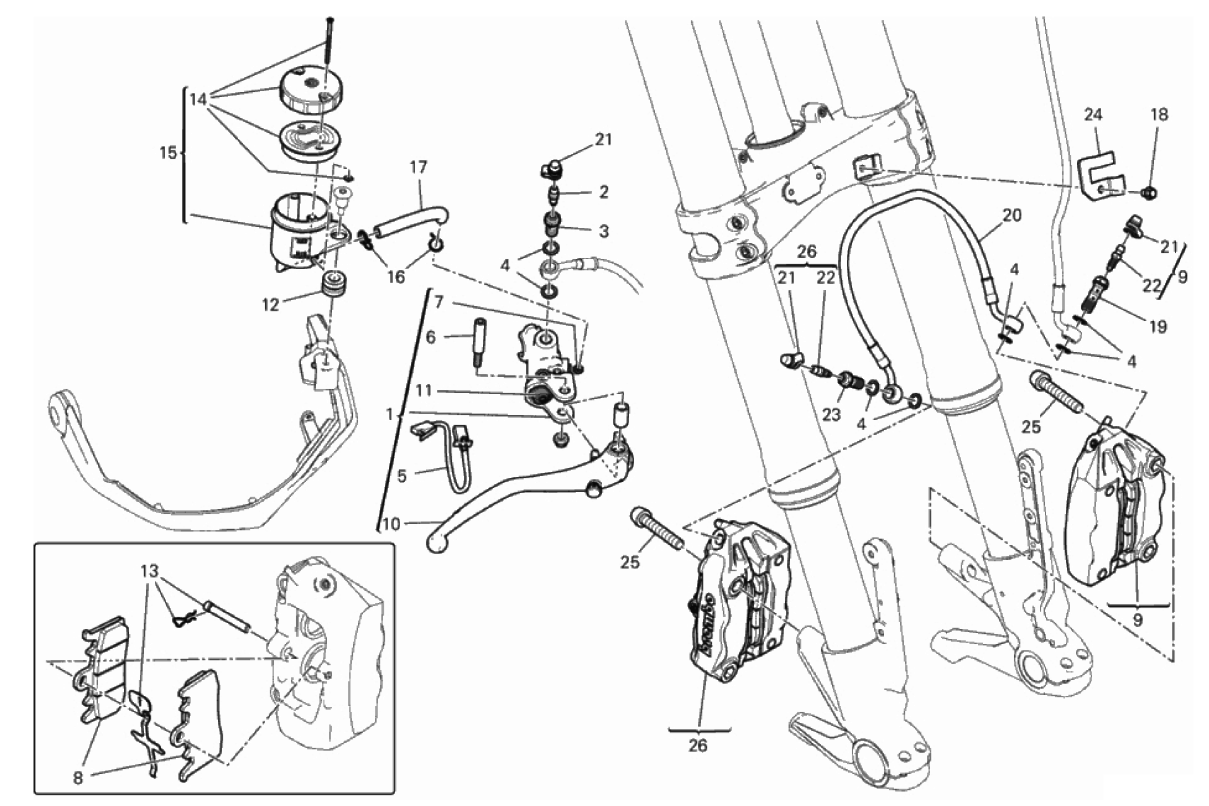 FRONT BRAKE SYSTEM 