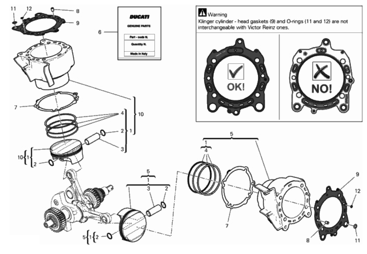 CYLINDERS - PISTONS 