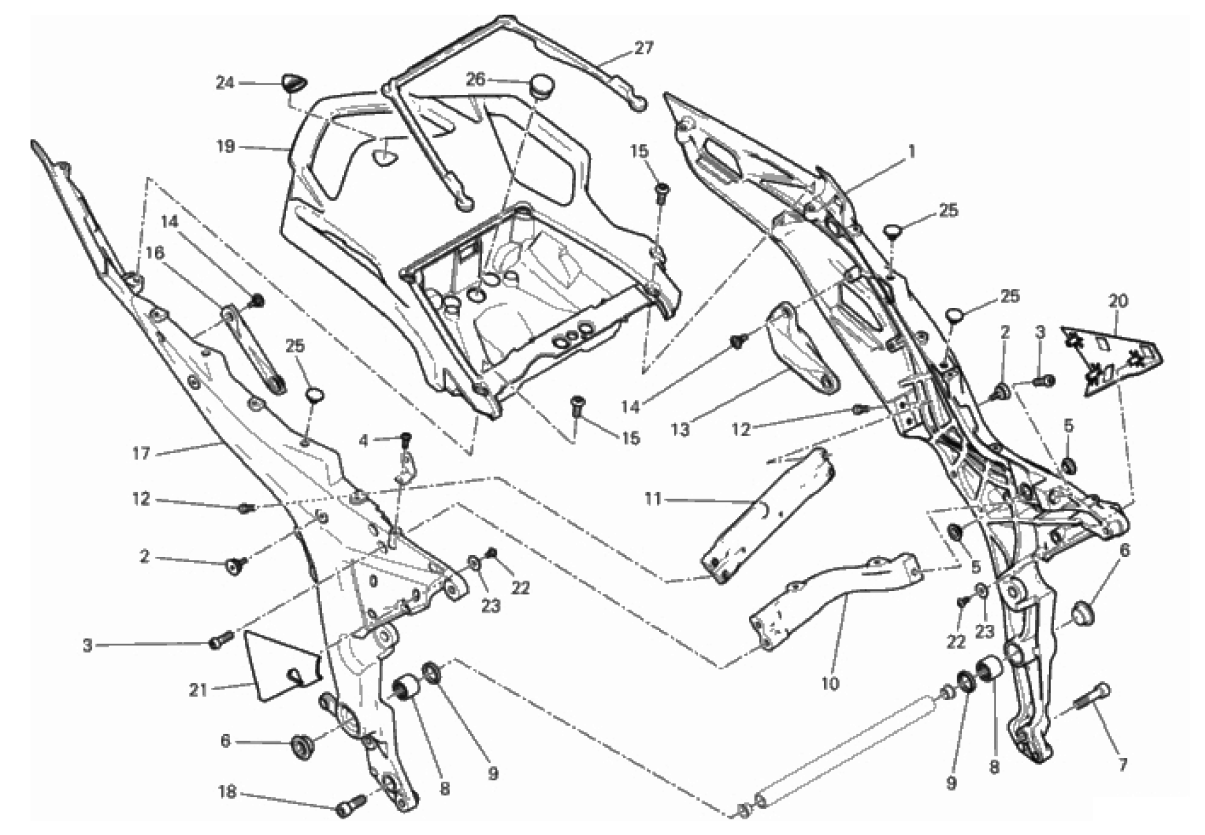 REAR FRAME COMP.