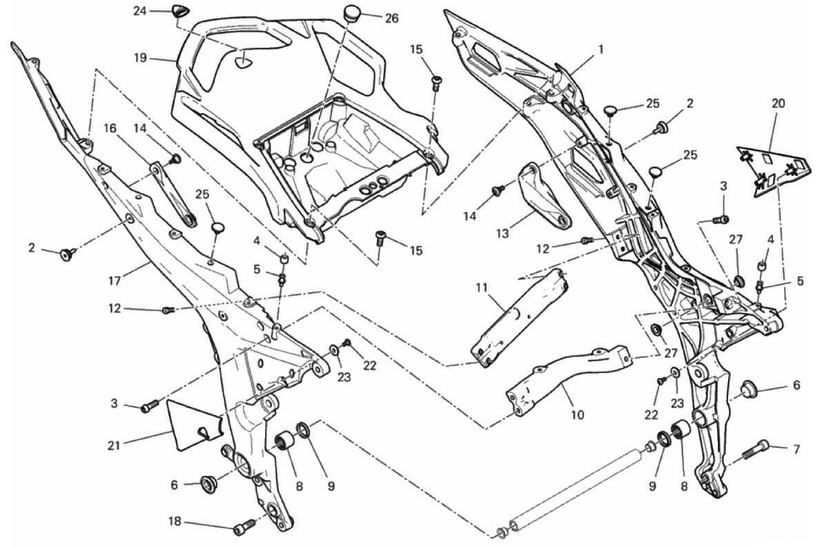 REAR FRAME COMP. 