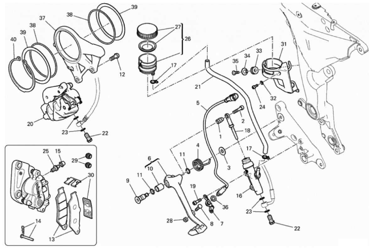 REAR BRAKING SYSTEM 