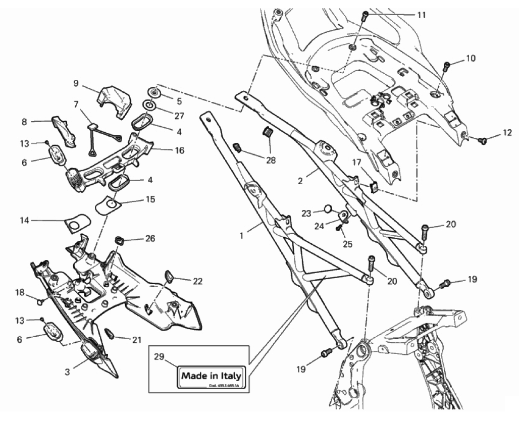 REAR FRAME COMP. 