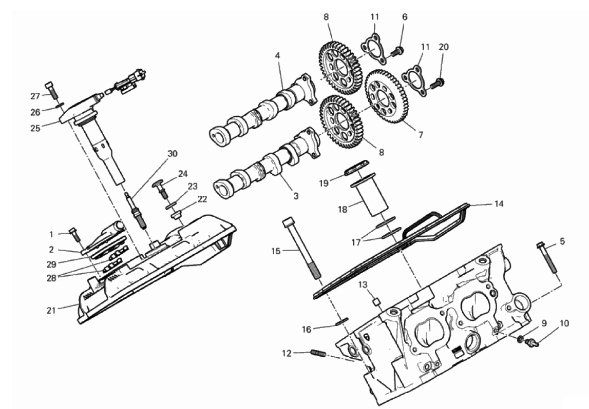 REAR HEAD - TIMING SYSTEM 