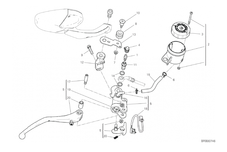 20A FRONT BRAKE PUMP (6/54)