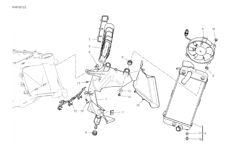 25B RADIATOR, WATER, LH (19/54)