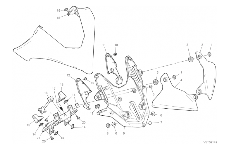 37B HEALDIGHT FAIRING SUPPORT (47/54)