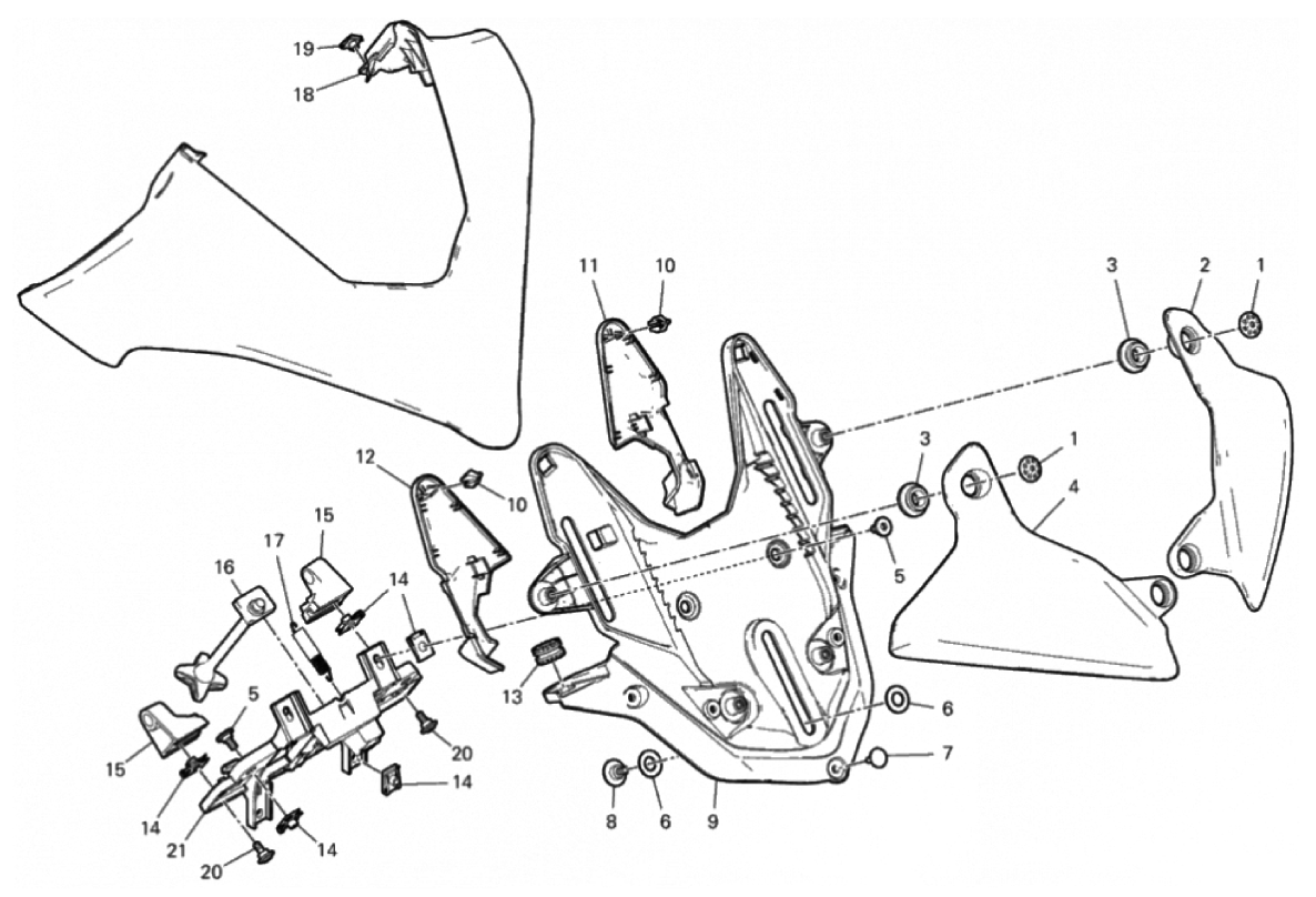 HEALDIGHT FAIRING SUPPORT 