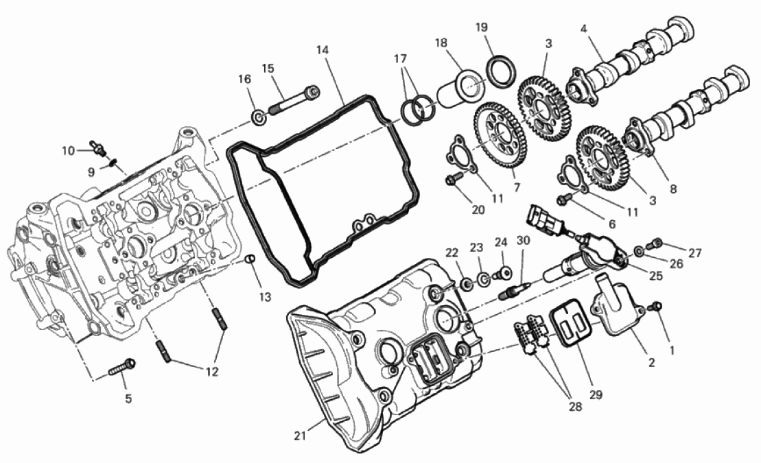 FRONT HEAD - TIMING SYSTEM 