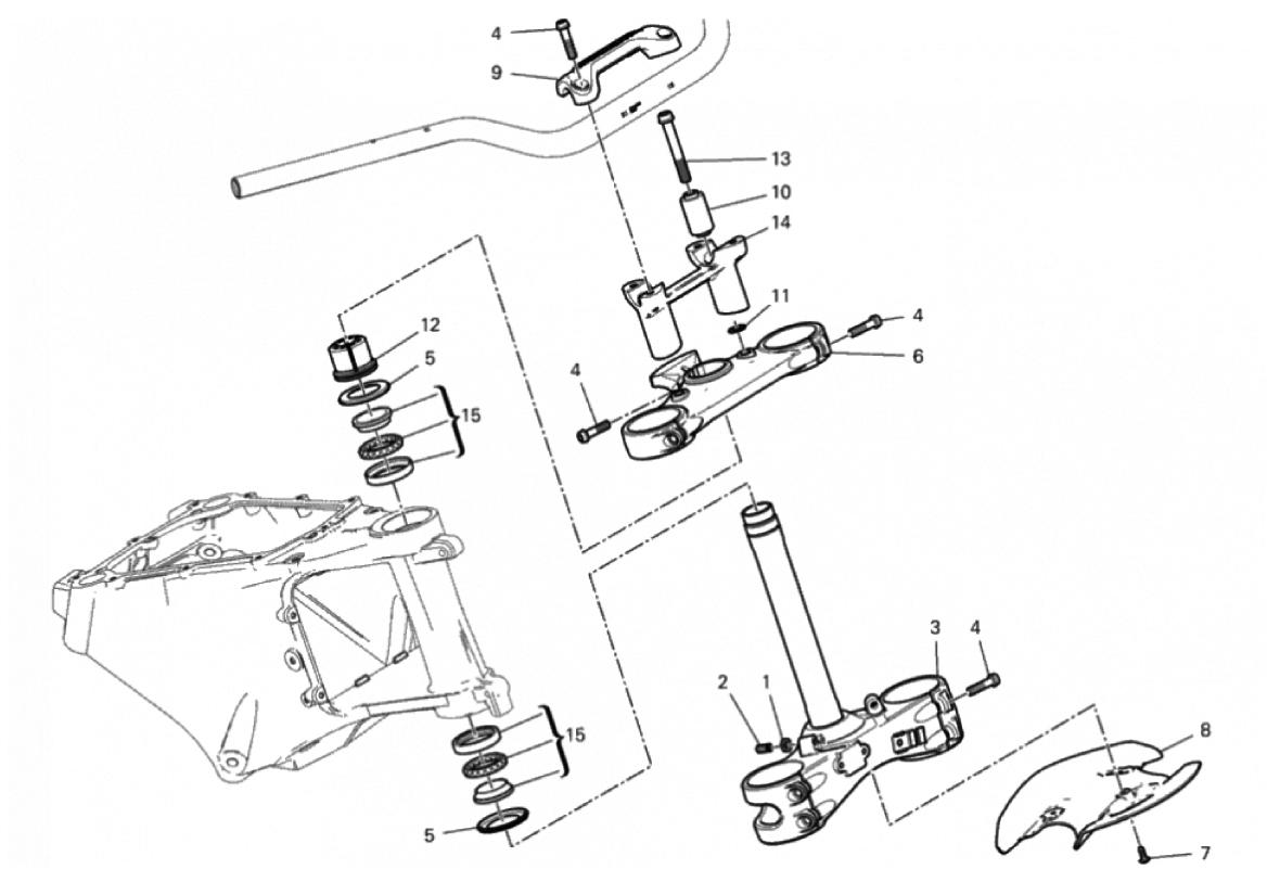 STEERING HEAD BASE ASSEMBLY 