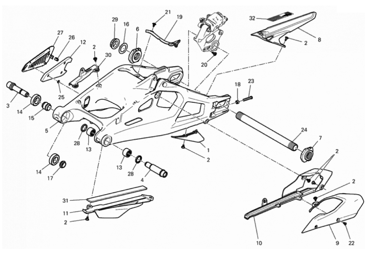 REAR SWINGING ARM 