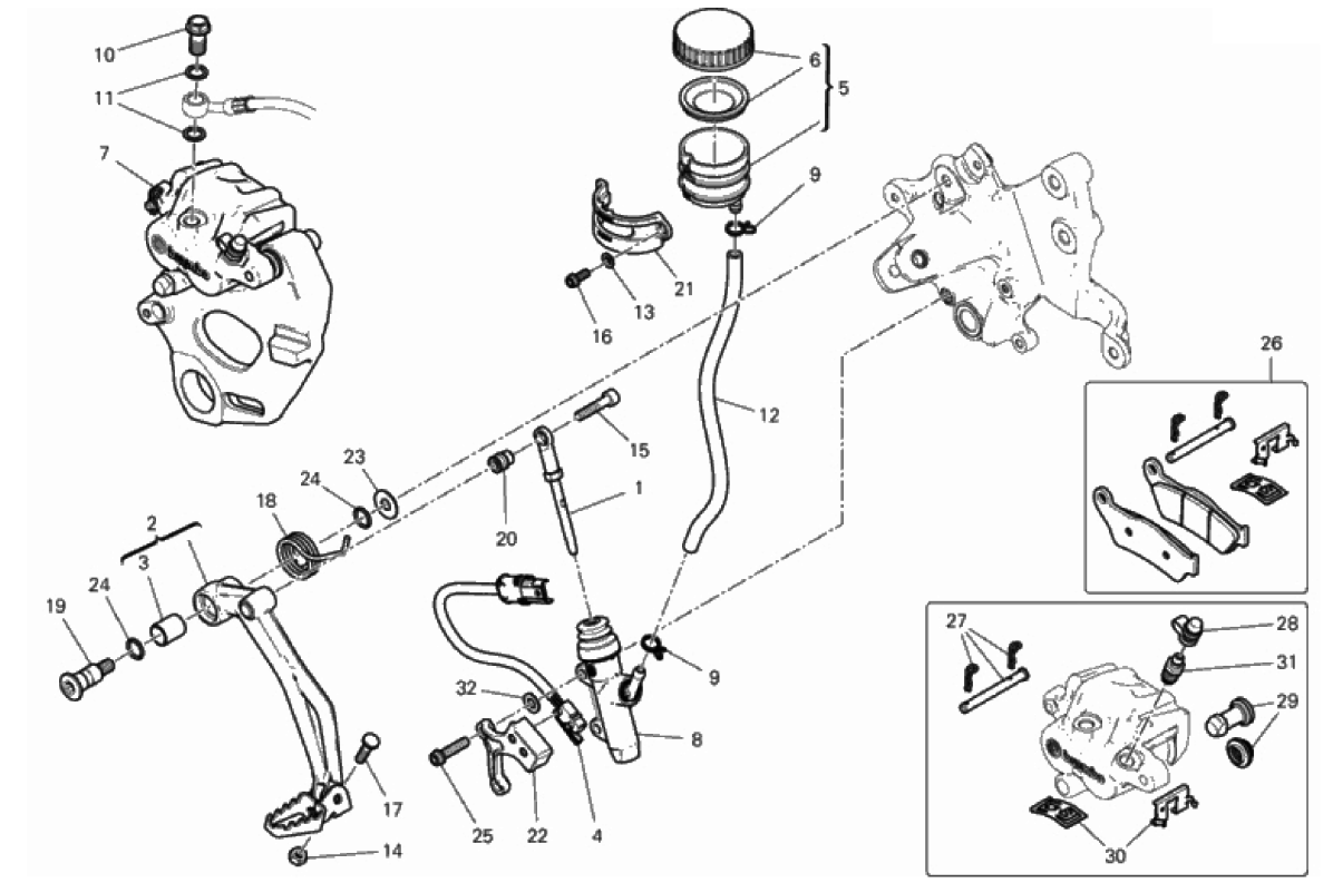 REAR BRAKE SYSTEM 