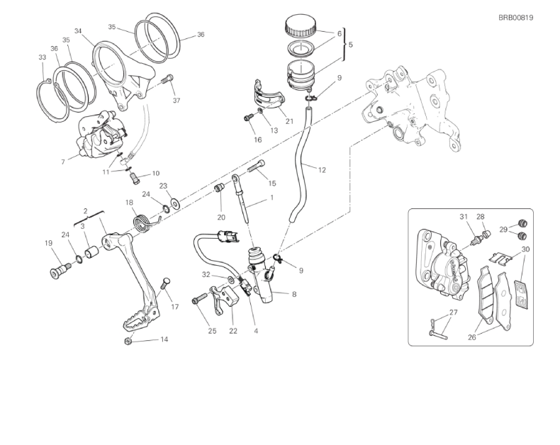 20D REAR BRAKE SYSTEM (9/53)
