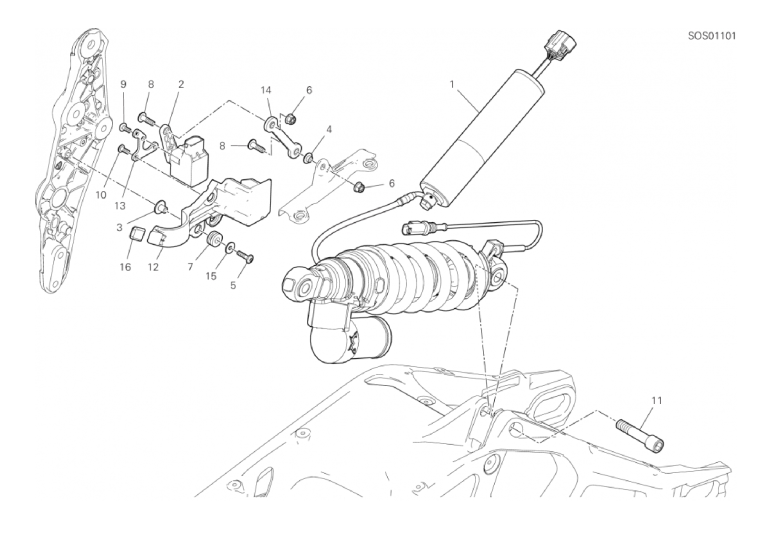 23A REAR SHOCK ABSORBER (16/50)
