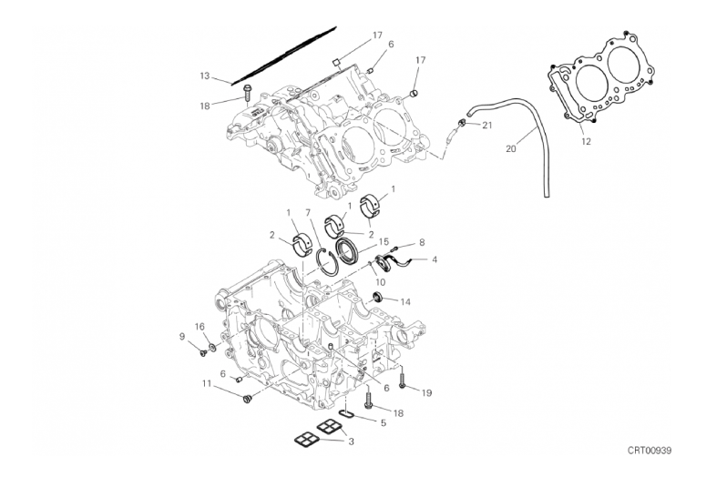 09B HALF-CRANKCASES PAIR (12/18)

