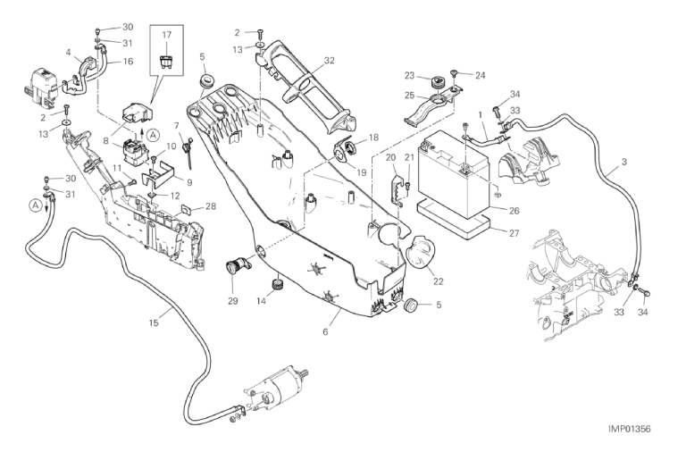 13D BATTERY HOLDER (4/12)
