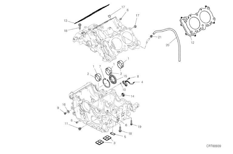 09B HALF-CRANKCASES PAIR (12/18)
