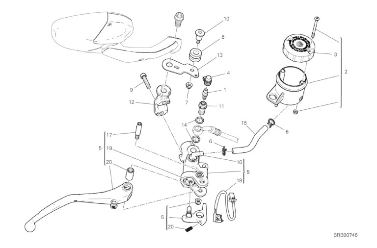 20A FRONT BRAKE PUMP (6/53)
