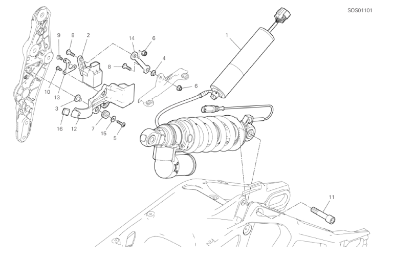 23A REAR SHOCK ABSORBER (16/53)
