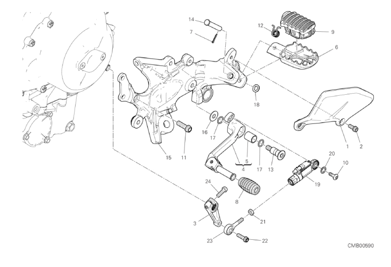 26A FOOTRESTS, LEFT (21/53)
