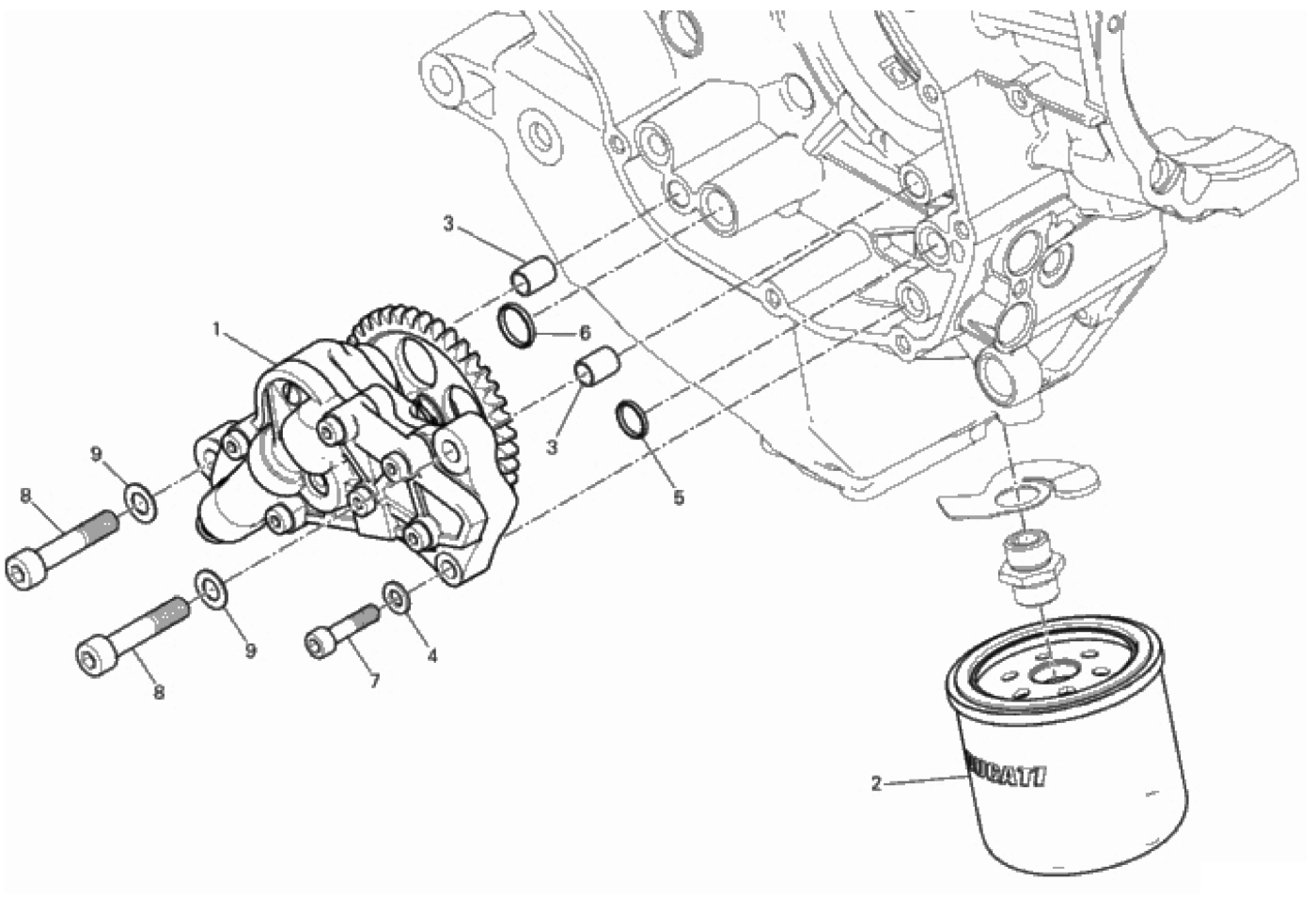 FILTERS AND OIL PUMP