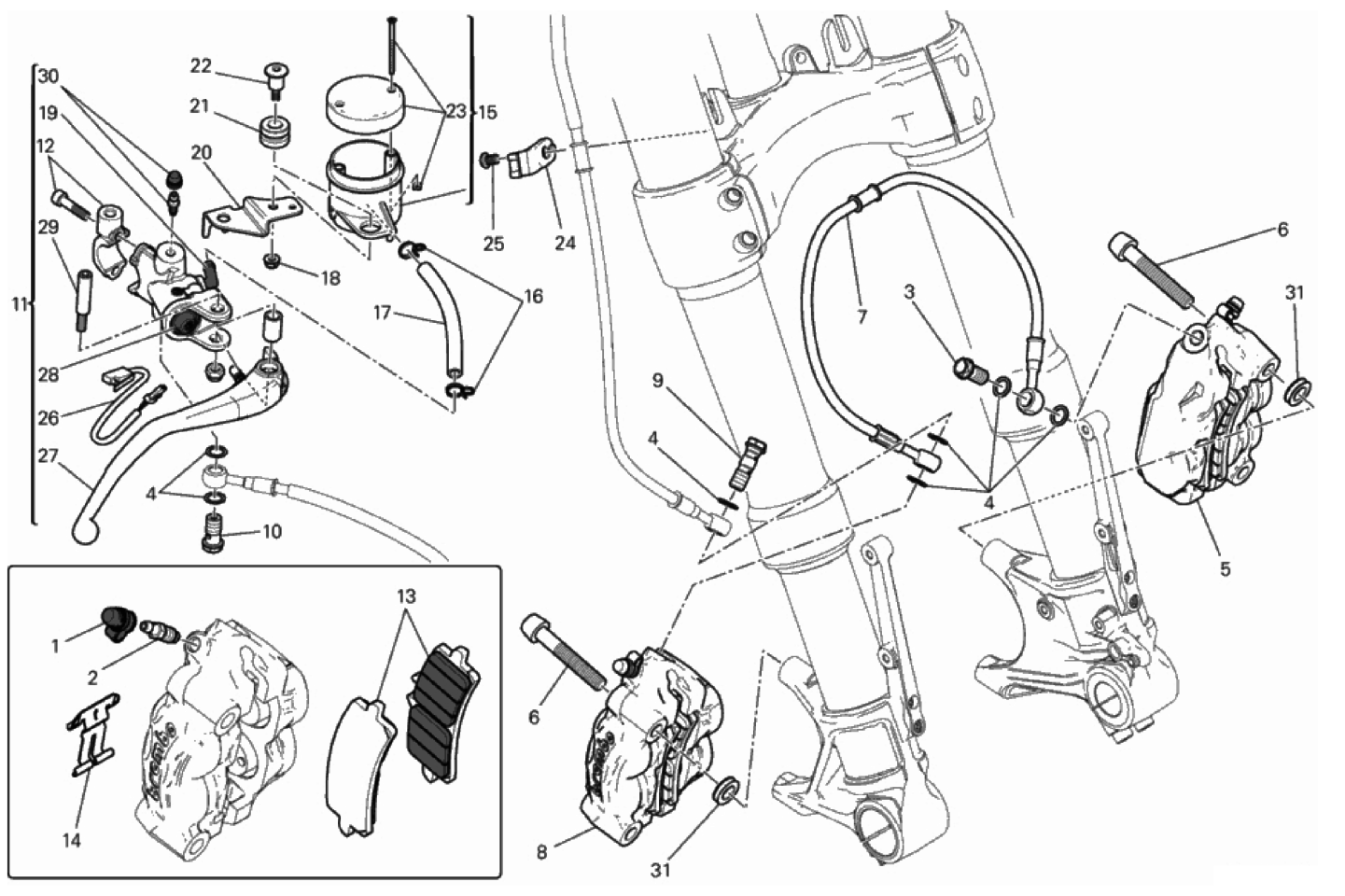 FRONT BRAKE SYSTEM