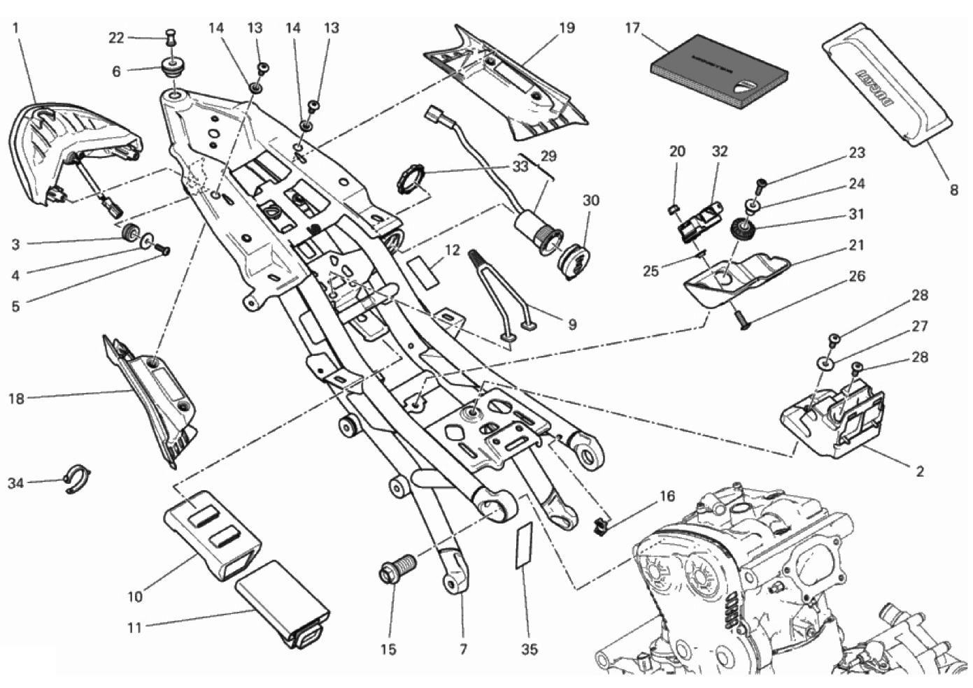 REAR FRAME COMP.