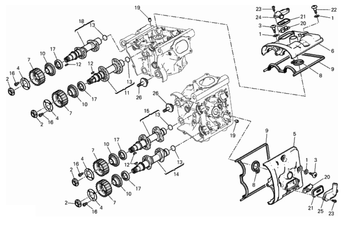 CYLINDER HEAD : TIMING SYSTEM 