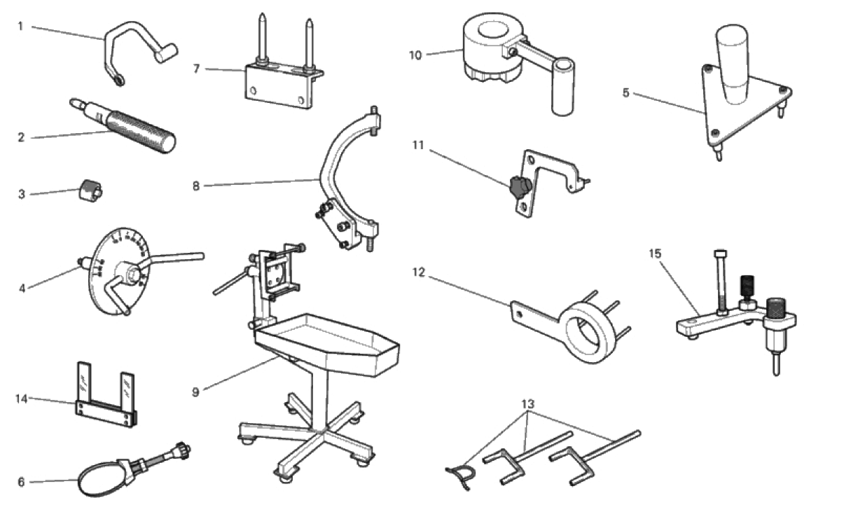 WORKSHOP SERVICE TOOLS, ENGINE 