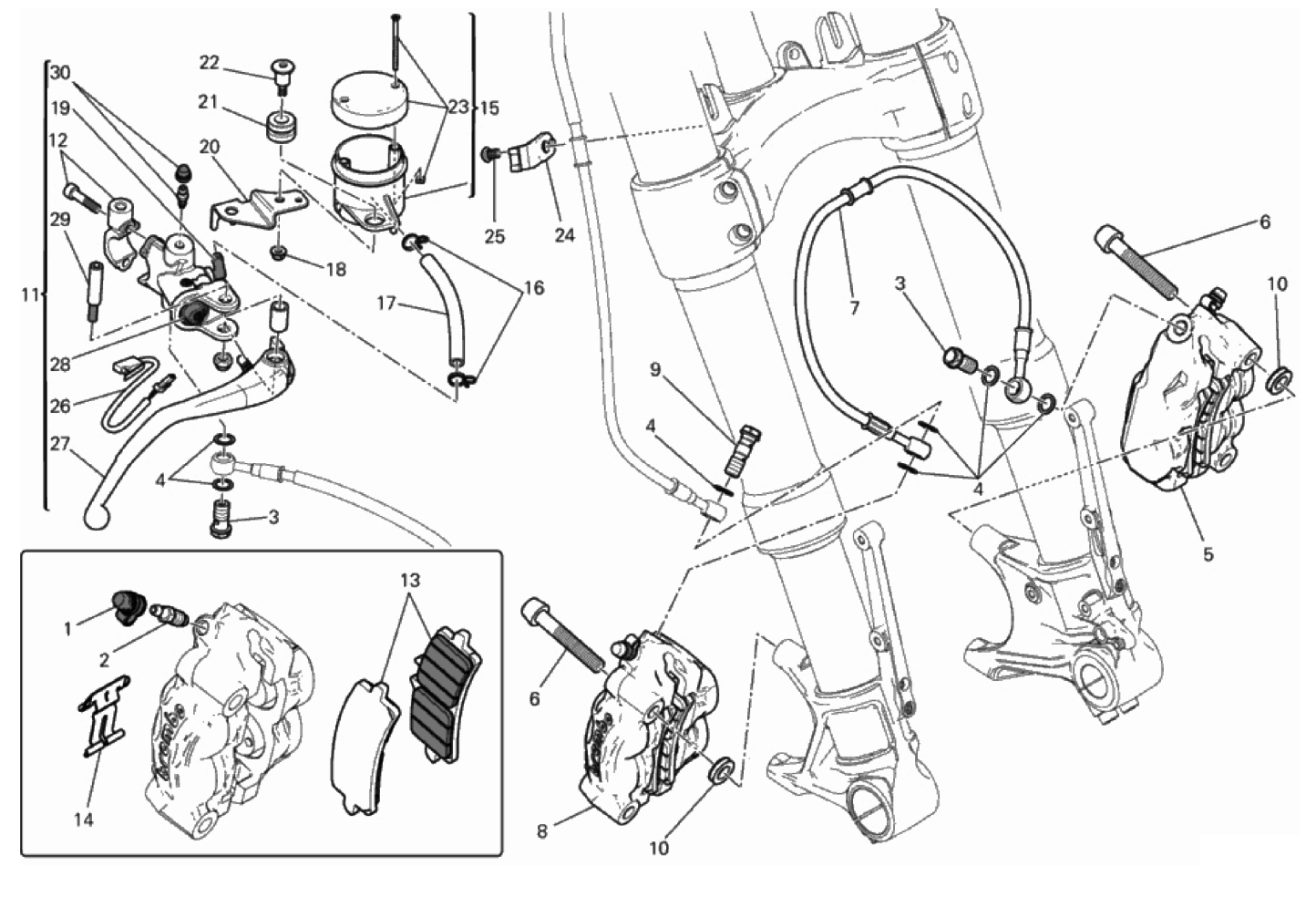 FRONT BRAKE SYSTEM