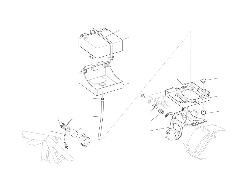 Battery support