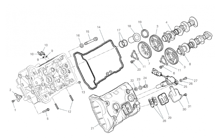 FRONT HEAD - TIMING SYSTEM 