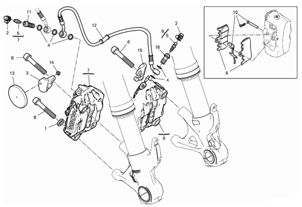 FRONT BRAKE SYSTEM 