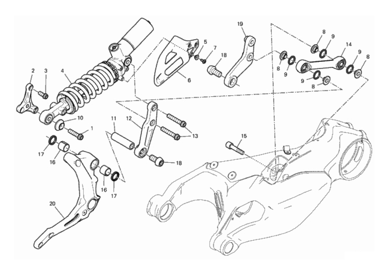 REAR SHOCK ABSORBER 