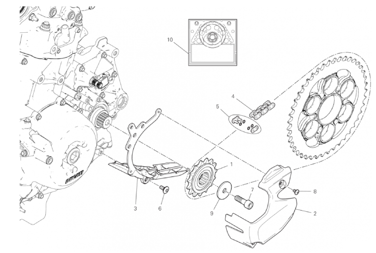 FRONT SPROCKET - CHAIN 