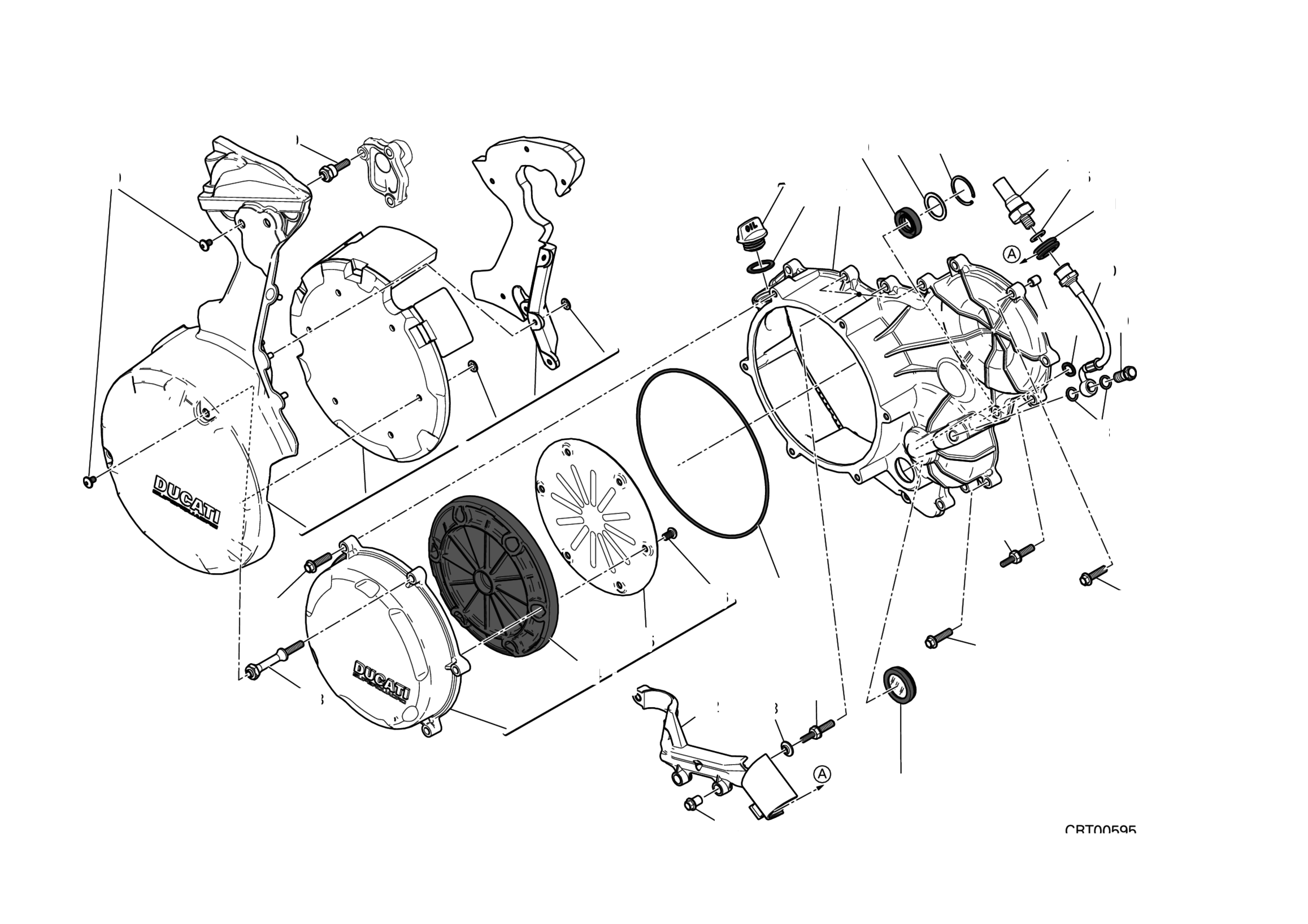 CLUTCH-SIDE CRANKCASE COVER (JAP) 