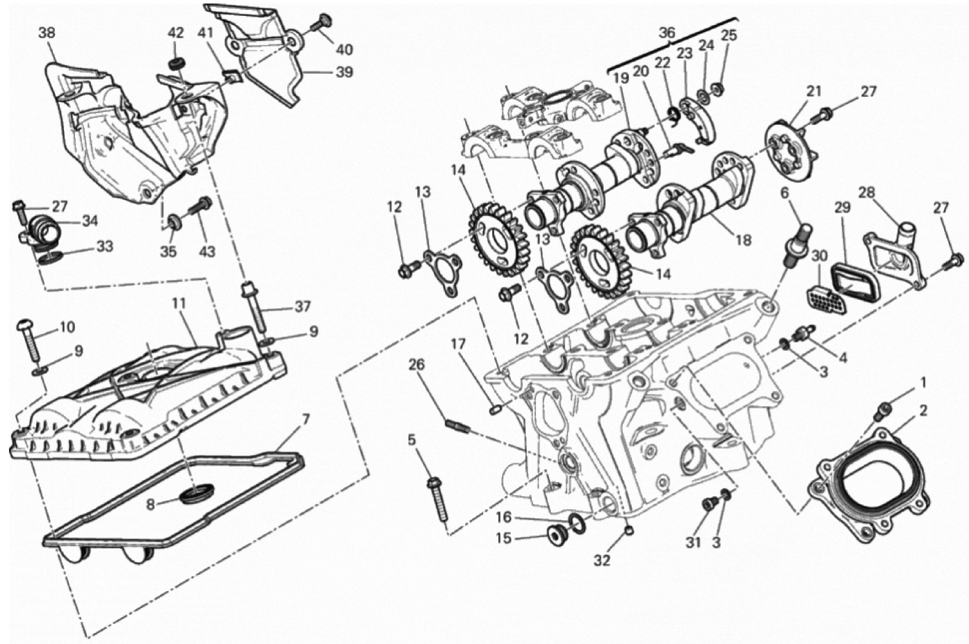 VERTICAL CYLINDER HEAD - TIMING 