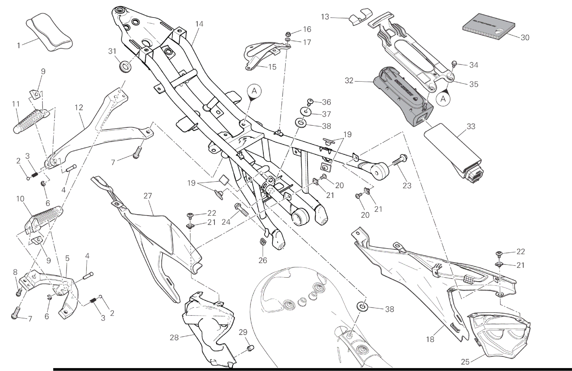 REAR FRAME COMP.