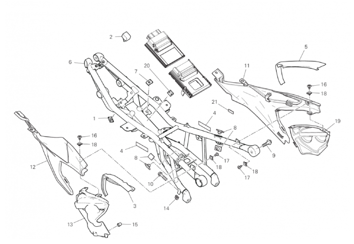 REAR FRAME COMP. 