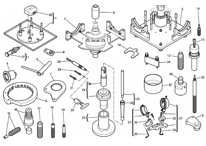 WORKSHOP SERVICE TOOLS (ENGINE) 