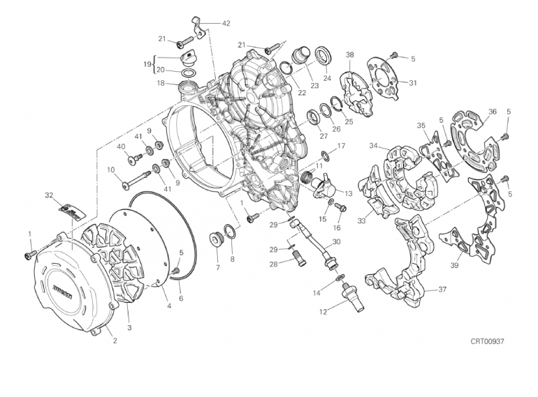 04A CLUTCH COVER (5/19)