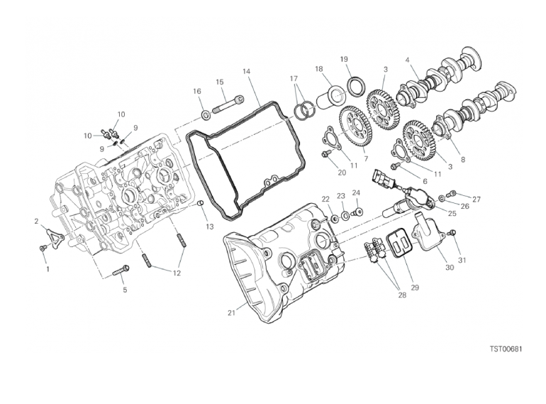 12A FRONT HEAD - TIMING SYSTEM (16/19)