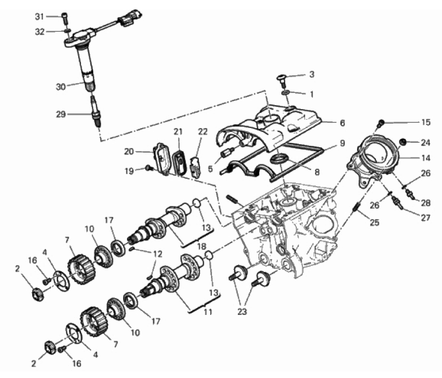 VERTICAL CYLINDER HEAD - TIMING (