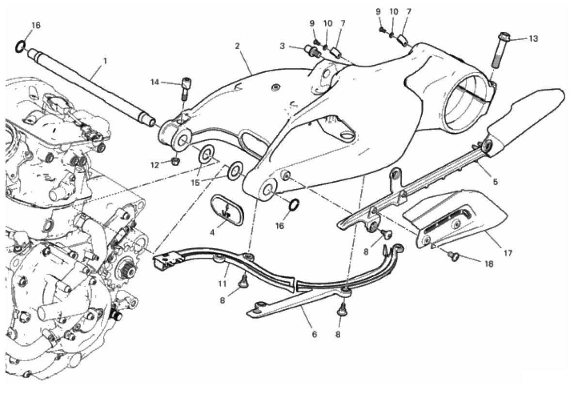 REAR SWINGING ARM 