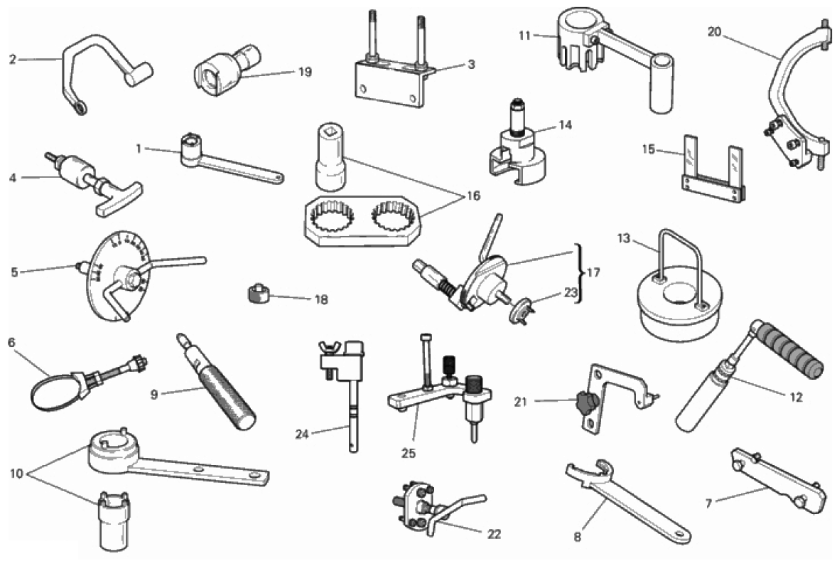 WORKSHOP SERVICE TOOLS (ENGINE) 