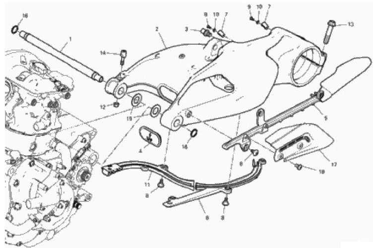 REAR SWINGING ARM 