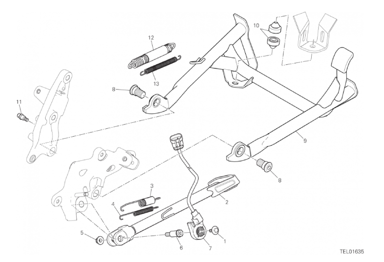 22A SIDE STAND (23/34)
