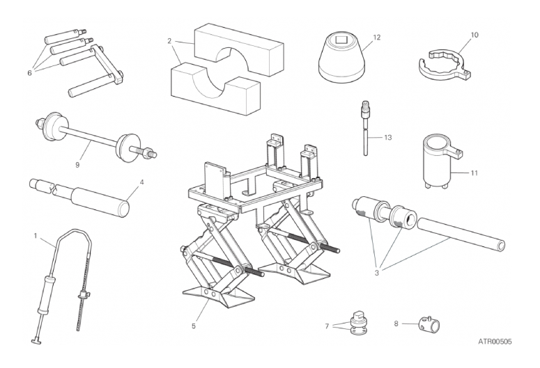 01B WORKSHOP SERVICE TOOLS (2/3)
