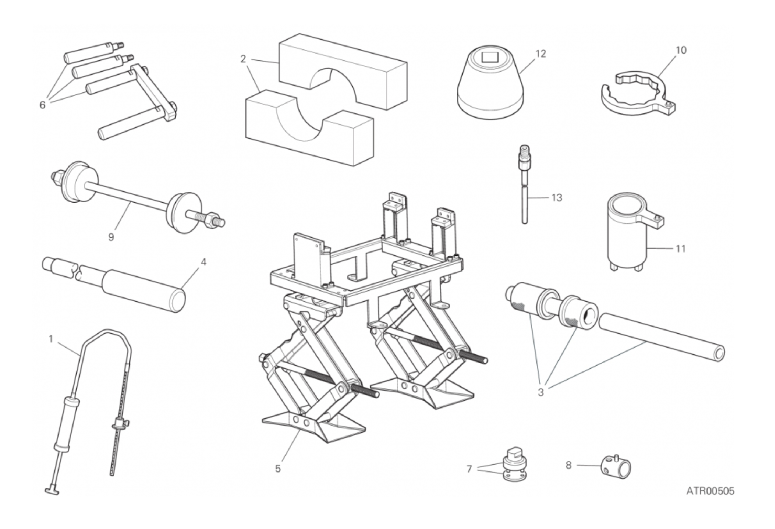 01B WORKSHOP SERVICE TOOLS (2/3)
