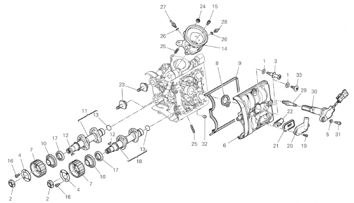 HORIZONTAL HEAD - TIMING SYSTEM 