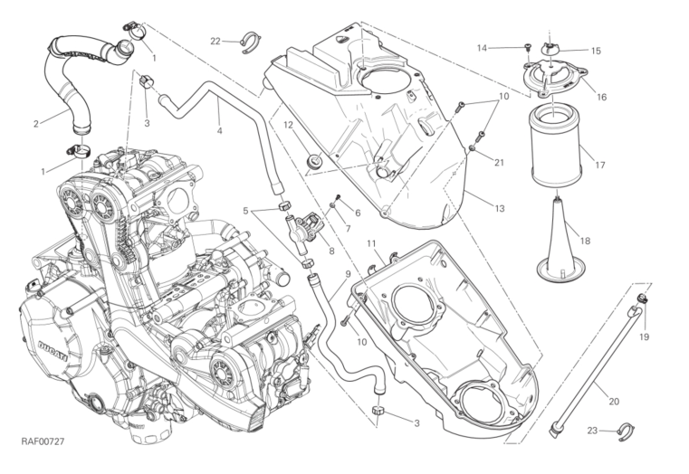 029 AIR INTAKE - OIL BREATHER (13/30)